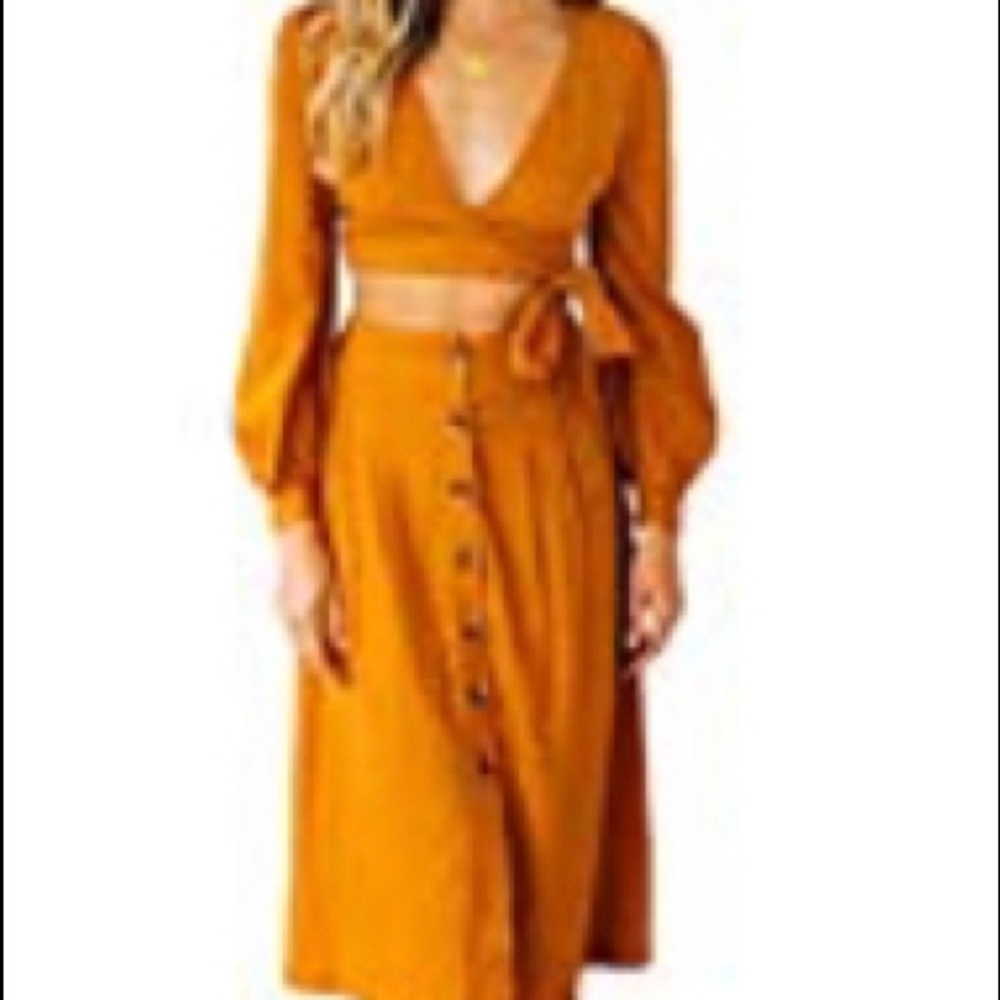 Womens Tie Knot Wrap V Neck